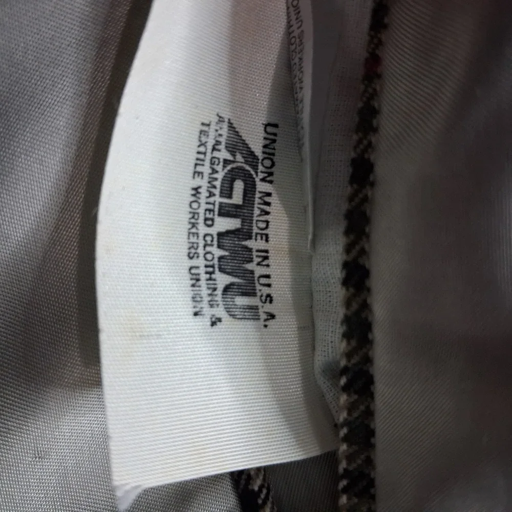 Brooks Brothers Mens 46 Long Pure Wool Glen Plaid Sport Coat Blazer‎ Multi Color